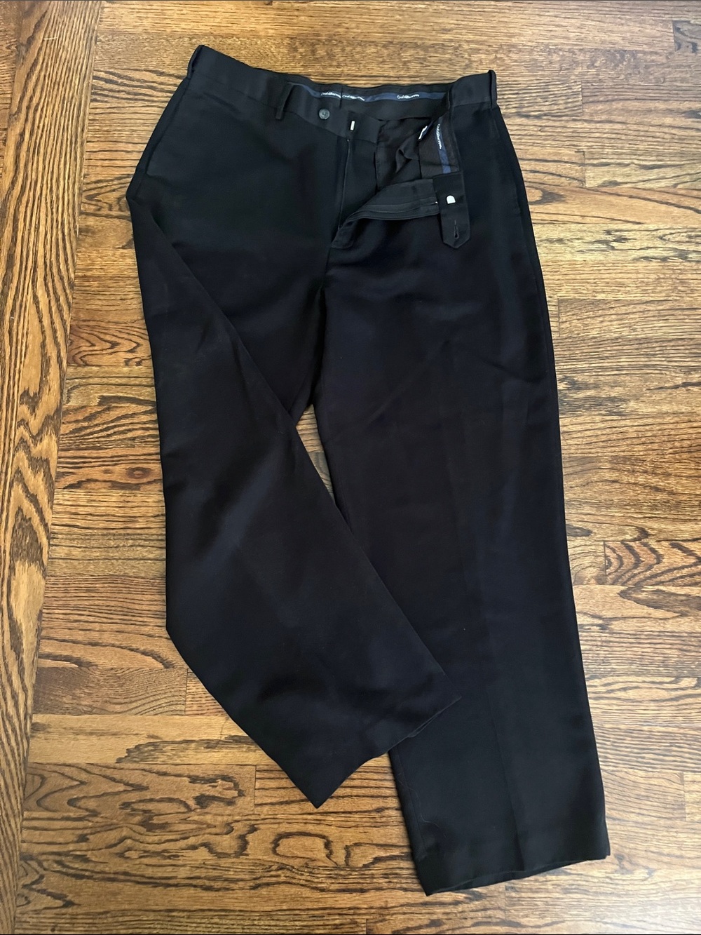 croft & barrow Black Men's Dress Pants - Straight Leg